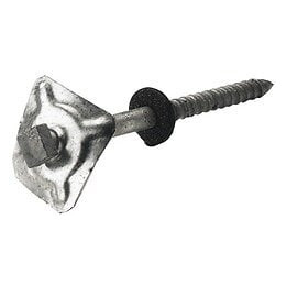 Ensemble vis auto + cale pour fixation fibre ciment 6.5x30