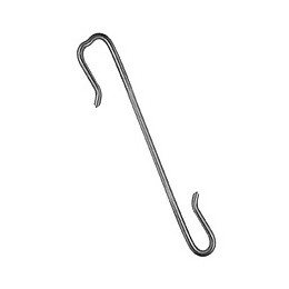 Crochet ardoise à pression long 90