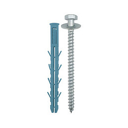 Cheville + tirefond spéciale sabot de charpente