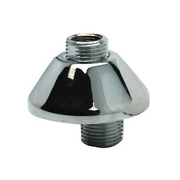 Raccord excentré 10mm à corps caché double mâle  g1/2 g1/2 chromé