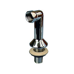 Raccord sur gorge droit mâle femelle 15x21 chromé