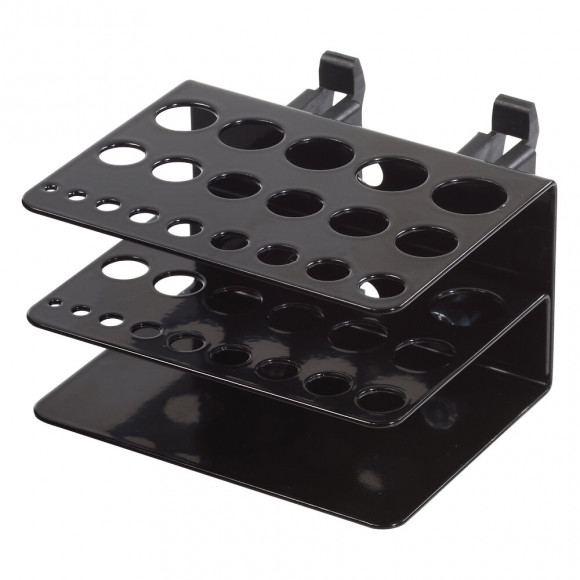 Etagère double barre WOLFCRAFT L50xP11cm à clipser