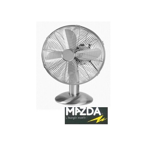 Ventilateur de table 30 cm Chromé