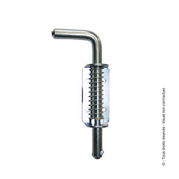 Verrou pistolet à ressort d.14mm zingué