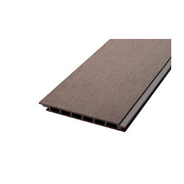 Lame alvéolaire bardage composite 2.7m chocolat