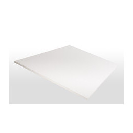 Plateau de table blanc PEFC 75% 120x80cm épaisseur 18mm