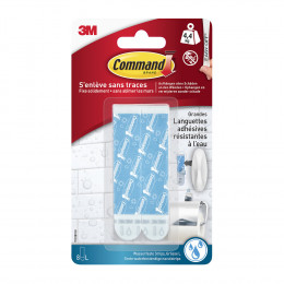 Languettes Enlevables Résistant à Eau Bleu Grand Modèle