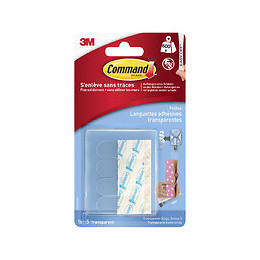 Languettes Enlevables Transparentes Petit Modèle