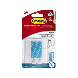 Languettes Enlevables Résistant à Eau Bleu Moyen Modèle