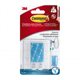 Languettes Enlevables Résistant à Eau Bleu Moyen Modèle