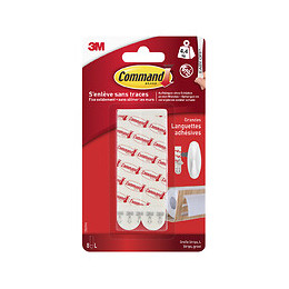 Languettes Enlevables Standard Blanc Grand Modèle