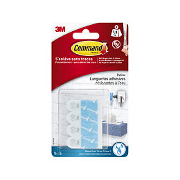 Languettes Enlevables Résistant à Eau Bleu Petit Modèle