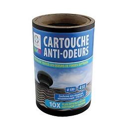 Cartouche anti-odeurs assainissement individuel