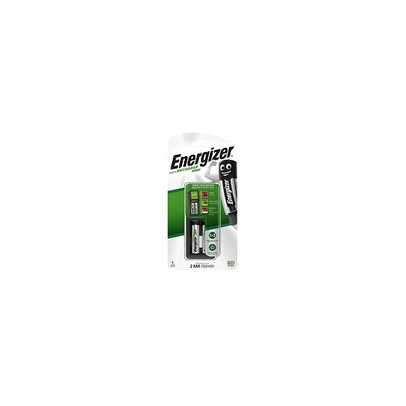 Chargeur Mini Energizer + 2 piles AAA/LR3 incluses