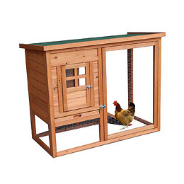 Poulailler standard / 0,5 m2 / 2 poules / toit bitumé 1 pente 