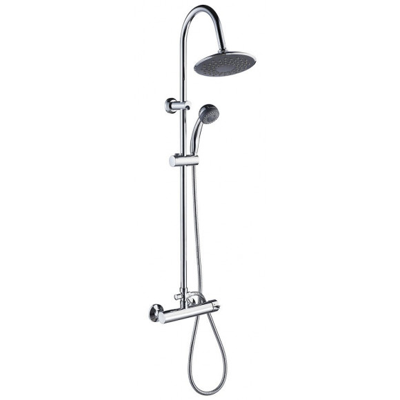 Epice colonne de douche chromée avec mitigeur mécanique