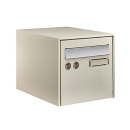 Boîte aux lettres ind simple face aBox 300 ton pierre ral1013