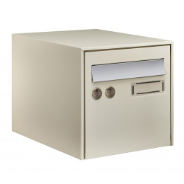 Boîte aux lettres ind simple face aBox 300 ton pierre ral1013
