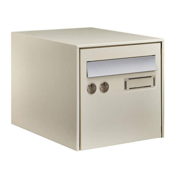 Boîte aux lettres ind simple face aBox 300 ton pierre ral1013