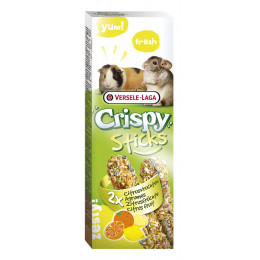 Crispy Sticks Cobayes-Chinchillas Agrumes 2 pièces 110g