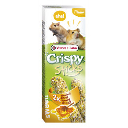 Crispy Sticks Hamsters-Gerbilles Miel 2 pièces 110g