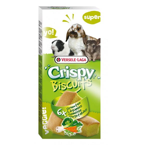 Crispy Biscuits Légumes 6 pièces 70g