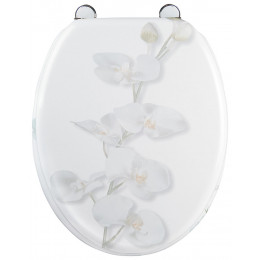 Abattant WC Orchidée MDF blanc
