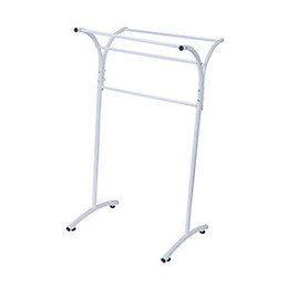 Porte-serviettes blanc L.49xl.35xh.87cm