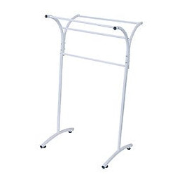 Porte-serviettes blanc L.49xl.35xh.87cm