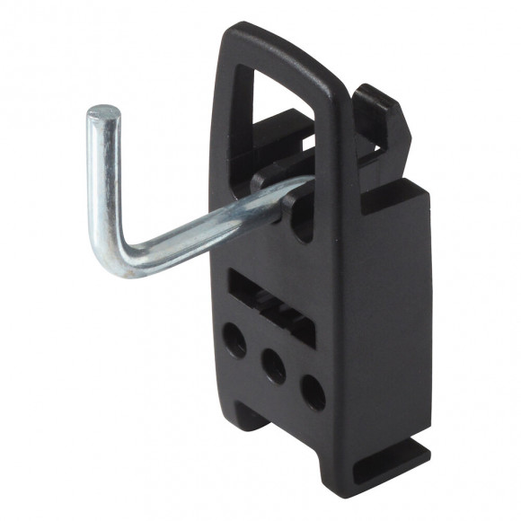 5 crochets simples WOLFCRAFT L30 mm pour panneau et armoire perforé