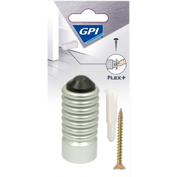 Butée Murale à Anneaux Argent