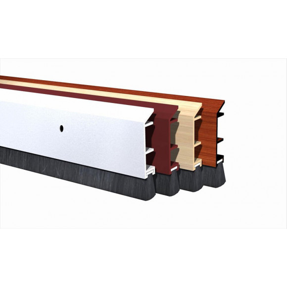 Bas de porte à visser l'ideal marron