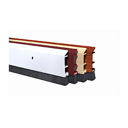 Bas de porte à visser l'ideal marron