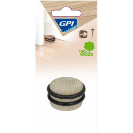 Butée hetre gm diamètre 48x30  bois brut