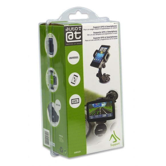 Support smartphones/GPS 360° à ventouse AUTO-T