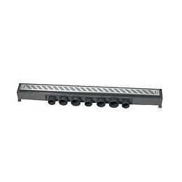 Caniveau de douche avec grille trait l.800mm