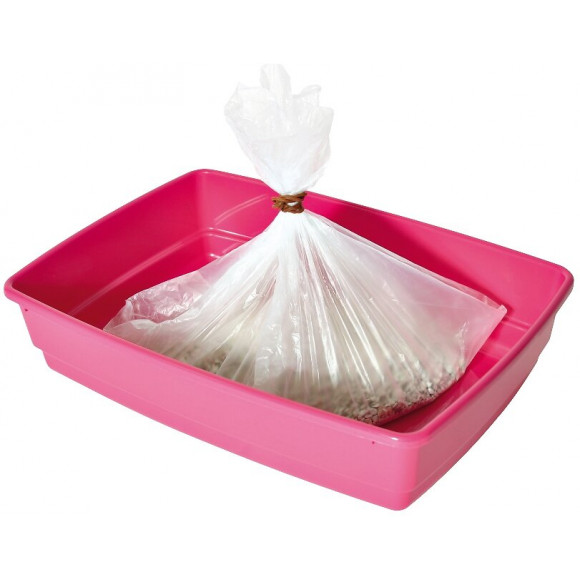 Lot de 10 sachets hygéniques pour bac à litière