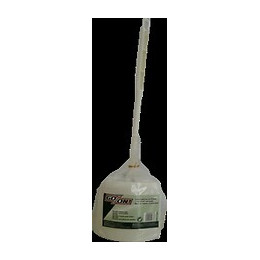 Pot balai WC plastique blanc