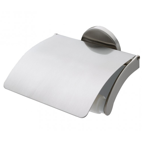 Porte-papier Virginia à couvercle zamak chromé satiné