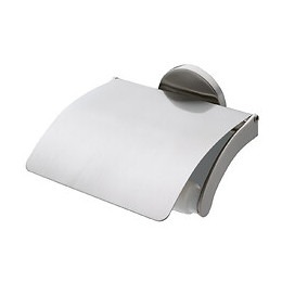 Porte-papier Virginia à couvercle zamak chromé satiné