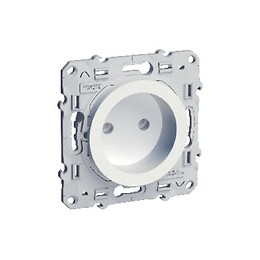 Odace - Prise de courant 2P - Blanc
