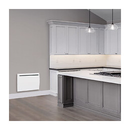 Radiateur inertie réfractite Cyrene 1500W Blanc et céramique