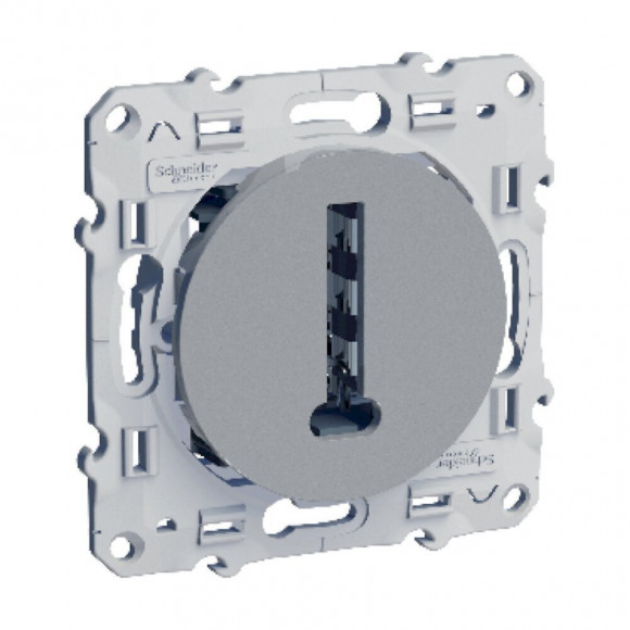 Odace, conjoncteur en T Alu, 8 contacts, à vis