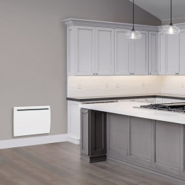 Radiateur inertie réfractite Cyrene 1500W Blanc et céramique