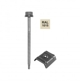 Vis + cavalier sable 1015 pour fixation bac acier