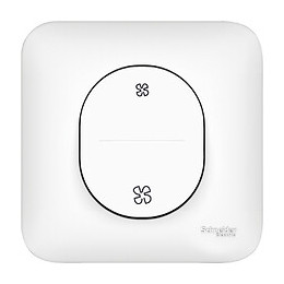 Ovalis - Interrupteur VMC, sans position arrêt - Blanc