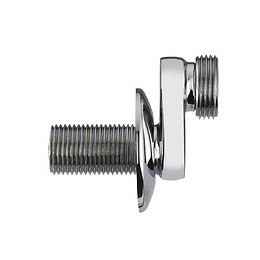 Raccord excentré 25mm mâle-mâle 15x21 - 20x27 avec rosace