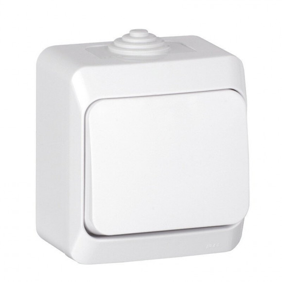 Cedar Plus - Interrupteur va-et-vient, 10 A - Blanc