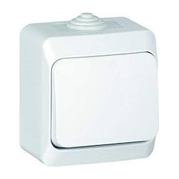 Cedar Plus - Interrupteur va-et-vient, 10 A - Blanc