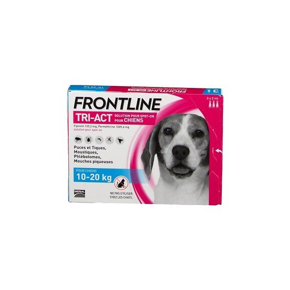 FRONTLINE TRI-ACT CN 10-20KG 3X2ML